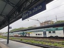 foto d'archivio della stazione centrale di Busto
