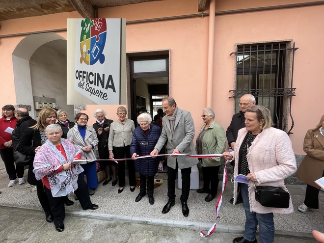 Beni confiscati, la presidente Pollini in visita all’Officina del Sapere di Busto Arsizio