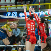 Uyba-Monviso 2-3: decisiva Dabyskiba (Foto Lega Volley Femminile)