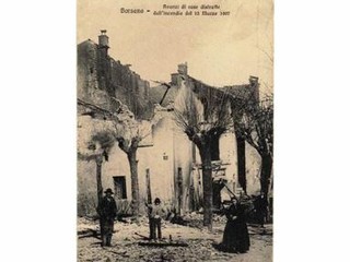 Borsano, danni dell’incendio del 12 marzo 1907 Borsano, danni dell’incendio del 12 marzo 1907