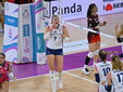Scandicci-Uyba 3-1: alcune fasi del match (foto Lega Volley Femminile serie A) Scandicci-Uyba 3-1: alcune fasi del match (foto Lega Volley Femminile serie A)
