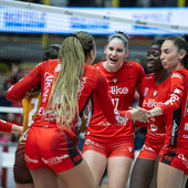 Uyba ancora in corsa per l’ottavo posto playoff (foto Lega Volley femminile/Alemani) Uyba ancora in corsa per l’ottavo posto playoff (foto Lega Volley femminile/Alemani)