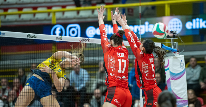 Uyba, occasione sprecata: farfalle a corrente alternata, ko al tie-break