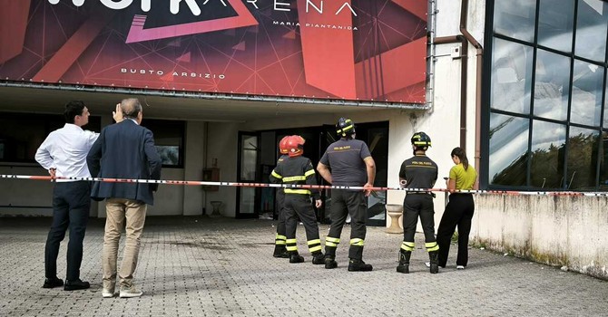 E-work Arena, l'ordinanza del Comune di Busto: stop a ogni accesso