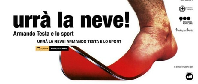 Urrà la neve! Armando Testa e lo sport