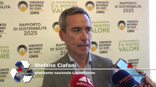 Ambiente: Ciafani (Legambiente), 'picchi straordinari di raccolta e rigenerazione olio minerale' Ambiente: Ciafani (Legambiente), 'picchi straordinari di raccolta e rigenerazione olio minerale'