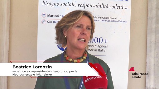 Alzheimer: Lorenzin, ‘600mila persone over 65 colpite. Numeri al raddoppio per il 2050’