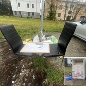 FOTO. Via Sardegna, ormai i maleducati trasferiscono anche l’ufficio