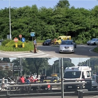 Sotto l'incidente di sabato a Busto, sopra quello di Solbiate dove perse la vita Luca Rusconi
