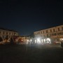 Le iniziative in piazza Vittorio Emanuele rimangono al buio