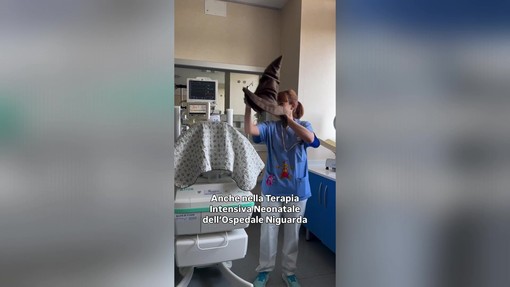 Al Niguarda si celebra 'Harry Potter', la cerimonia di smistamento nella Terapia intensiva neonatale