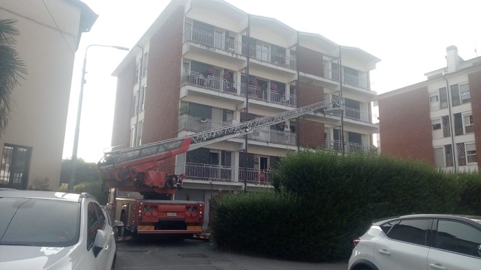 I soccorsi in viale Borri