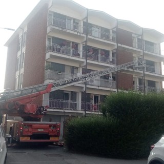 I soccorsi in viale Borri