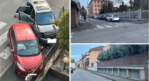 L'incidente di dieci giorni fa, l'incrocio con via Pindemonte e il tratto della strada verso viale Virgilio