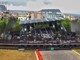 Maltempo a Bagnoli, crolla il palco del concerto all'ex Base Nato: le immagini impressionanti