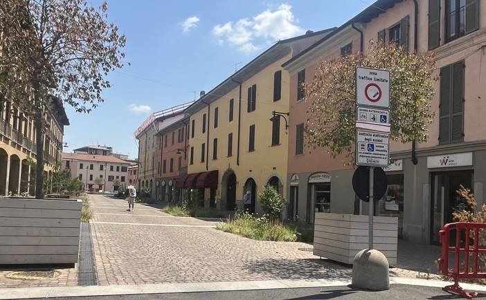 L'ingresso di via Cavallotti