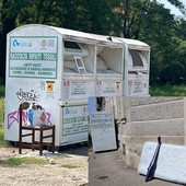 Comodi, incivili: via la lavatrice, piazzano subito una sedia