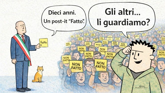 Un post-it tira l'altro: Loschiavo replica ad Antonelli