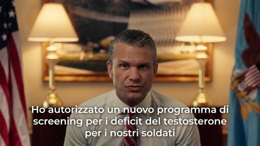 L'annuncio choc del segretario Usa alla Difesa: "Terapie per aumentare testosterone ai soldati" L'annuncio choc del segretario Usa alla Difesa: "Terapie per aumentare testosterone ai soldati"