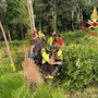 I soccorsi di stamattina in azione nel Comasco