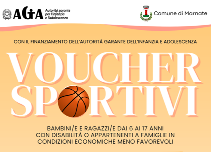 A Marnate arrivano 20 mila euro per promuovere le attività sportive per ragazzi e adolescenti