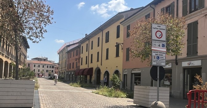L'ingresso di via Cavallotti