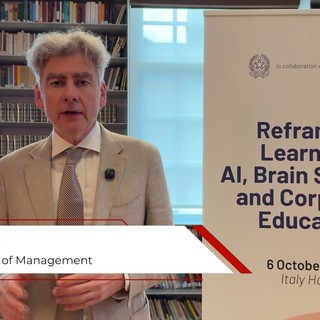 Ravasi (UCL): "La collaborazione con University College London non riguarda solo i contenuti, ma la ricerca sui processi di apprendimento" Ravasi (UCL): "La collaborazione con University College London non riguarda solo i contenuti, ma la ricerca sui processi di apprendimento"