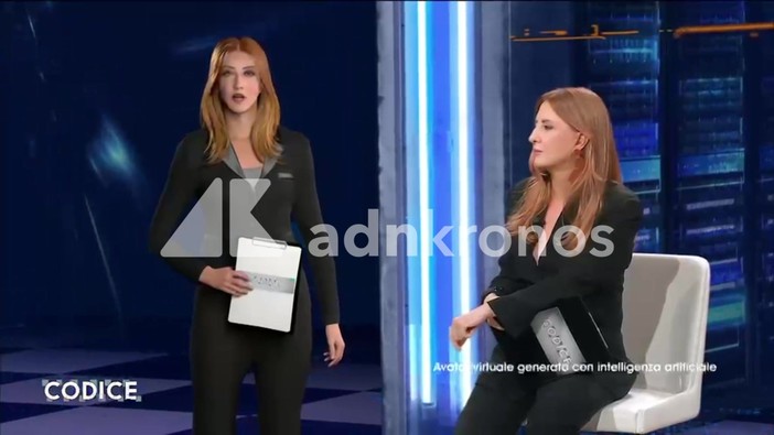 Rai, a 'Codice' l'Ai prende la parola: debutta l'avatar Ipazia con Barbara Carfagna Rai, a 'Codice' l'Ai prende la parola: debutta l'avatar Ipazia con Barbara Carfagna