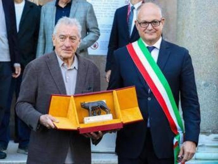 Robert De Niro premiato con la Lupa Capitolina a Roma: &quot;Le mie radici rendono il premio più speciale&quot;