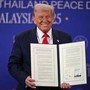 Trump in Asia, missione tra pace e dazi. Messaggio a Xi sull'Ucraina: "Ci aiuti con la Russia" Trump in Asia, missione tra pace e dazi. Messaggio a Xi sull'Ucraina: "Ci aiuti con la Russia"