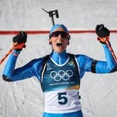 Milano Cortina, Vittozzi medaglia d'oro in gara a inseguimento del biathlon
