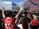 Milan-Monza, al 15' curva rossonera abbandona lo stadio