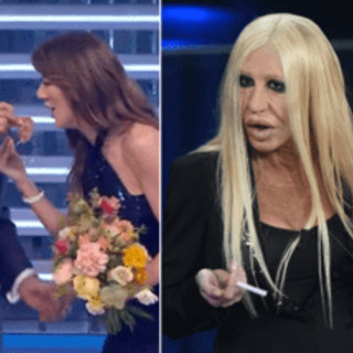 Sanremo 2026, Conti restituisce (dopo 10 anni) l'orecchio finto a Virginia Raffaele