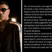 Marracash rompe il silenzio: "Mi stanno bene gli insulti, mai inneggiato alla violenza" Marracash rompe il silenzio: "Mi stanno bene gli insulti, mai inneggiato alla violenza"
