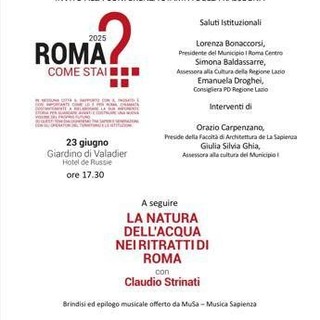 Torna 'Roma come stai?', la VII edizione forum tra acque, giardini e visioni urbane