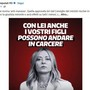 'Con Meloni i vostri figli possono andare in carcere': lo slogan choc del Pd sulla giustizia