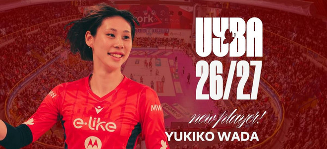Colpo Uyba: Yukiko Wada vestirà biancorosso