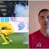 Audero dopo essere stato colpito dal petardo: "Poteva andare molto peggio"