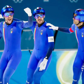 Oro Italia nell’inseguimento a squadre di Pattinaggio velocità