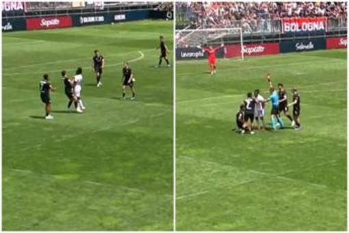 Bologna, follia Rowe in amichevole: maxi rissa e rosso Bologna, follia Rowe in amichevole: maxi rissa e rosso