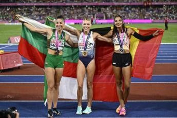 Europei atletica, terzo oro azzurro a Birmingham: Derkach trionfa nel triplo