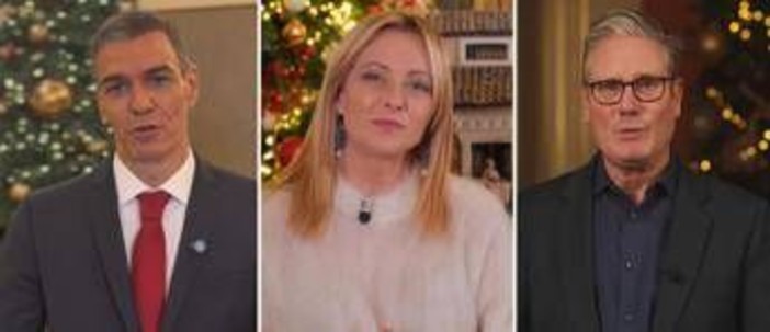 'Buon Natale', gli auguri dei leader: dalle foto di Trump al presepe di Meloni, Sanchez 'inclusivo'