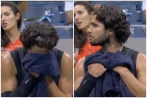 Alcaraz vomita agli US Open e... litiga con un cameraman