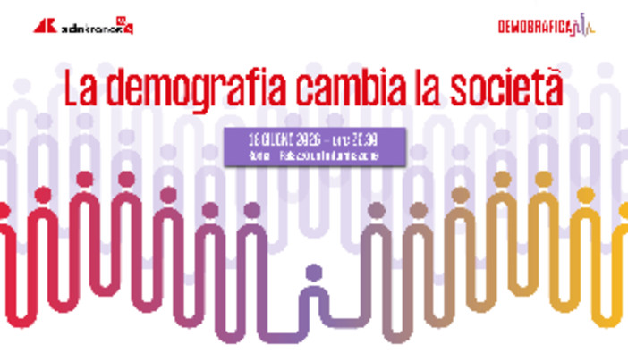 'La demografia cambia la società', l'impatto su finanza, lavoro e welfare: evento Adnkronos Q&A il 18 giugno 'La demografia cambia la società', l'impatto su finanza, lavoro e welfare: evento Adnkronos Q&A il 18 giugno