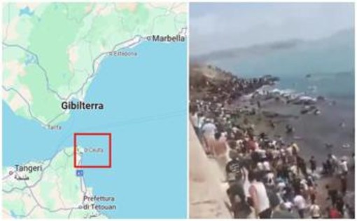 Invasione migranti dal Marocco, fonti Palazzo Chigi: "Governo valuta sospensione Schengen con la Spagna" Invasione migranti dal Marocco, fonti Palazzo Chigi: "Governo valuta sospensione Schengen con la Spagna"