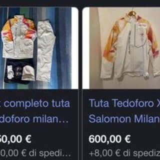 Milano Cortina, le tute dei tedofori in vendita a prezzi folli su piattaforme online