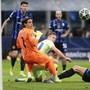 Inter-Barcellona, Inigo Martinez sputa ad Acerbi dopo il gol del 2-0 - Video