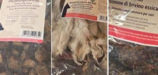 Orecchie di coniglio o polmone di cavallo? Lo snack 'choc' per i cani nel cuore di Cortina Orecchie di coniglio o polmone di cavallo? Lo snack 'choc' per i cani nel cuore di Cortina