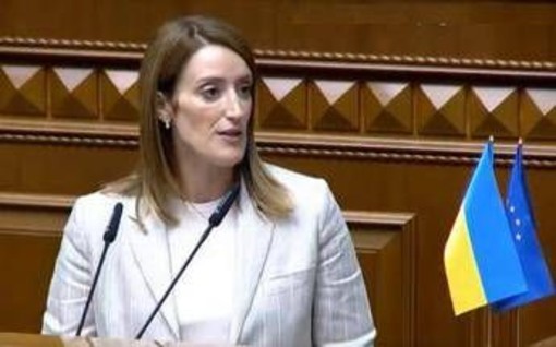 Ucraina, l'annuncio di Metsola: &quot;Parlamento europeo aprirà sede permanente a Kiev&quot;