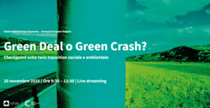 'Green deal o Green crash?', il punto su transizione sociale e ambientale